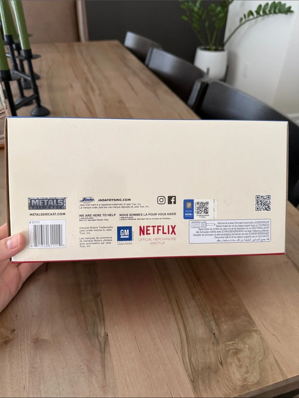 Netflix Collectible Box - Cream & Red Accents